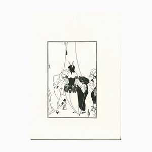 The Masque of the Red Death Lithograph by A. Beardsley, 1970s-ZCI-778568