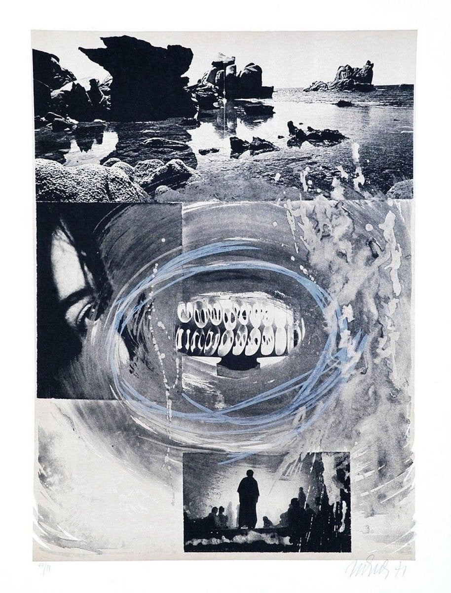 The Mouth of Time - Original Lithograph by Nani Tedeschi - 1971 1971