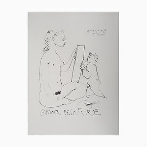 The Painter Love Lithograph after Pablo Picasso, 1974-KHH-697780