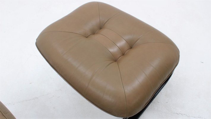 The Panter Reclining Armchair & Ottoman from Westnofa, 1970s, Set of 2-ZQ-2022556