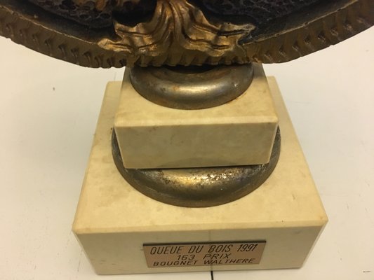 The Pigeon Shield on Marble Base, 1991s-WQQ-1107523