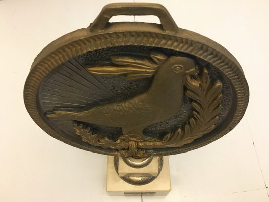 The Pigeon Shield on Marble Base, 1991s-WQQ-1107523