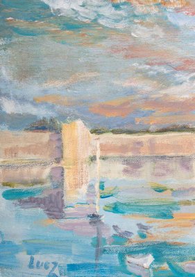 The Port, 20th Century, Oil on Canvas-WFS-934987