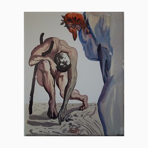 The Princes of The Flowery Valley Screenprint Reprint by Salvador Dali-KHH-544692