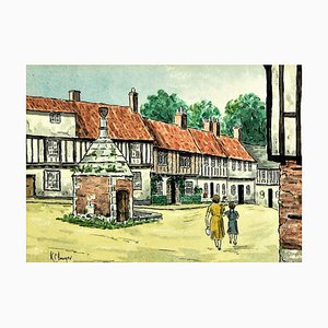 The Pump House, Common Place, Little Walsingham, Norfolk Uk, Lithograph-ZYI-1196035