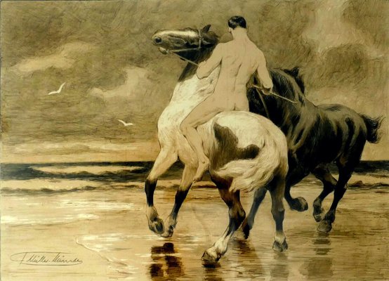 The Rider - Original Lithograph - Early 20th Century Early 20th Century-ZCI-757077