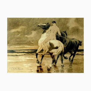 The Rider - Original Lithograph - Early 20th Century Early 20th Century-ZCI-757077