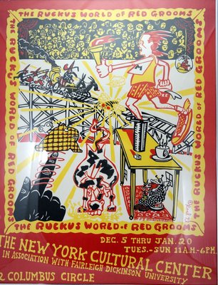 The Ruckus World of Red Grooms Exhibition Poster, New York, 1973-UWE-885524