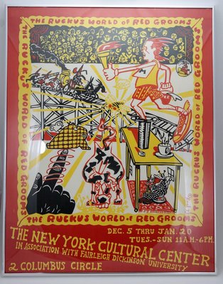 The Ruckus World of Red Grooms Exhibition Poster, New York, 1973-UWE-885524