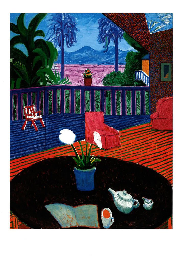 The San Fernando Valley seen from the Breakfast Table, 2000, Print