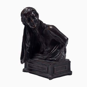 The Sibyl - Original Bronze Sculpture by Vincenzo Gemito - End of 19th Century 1929-ZCI-756026