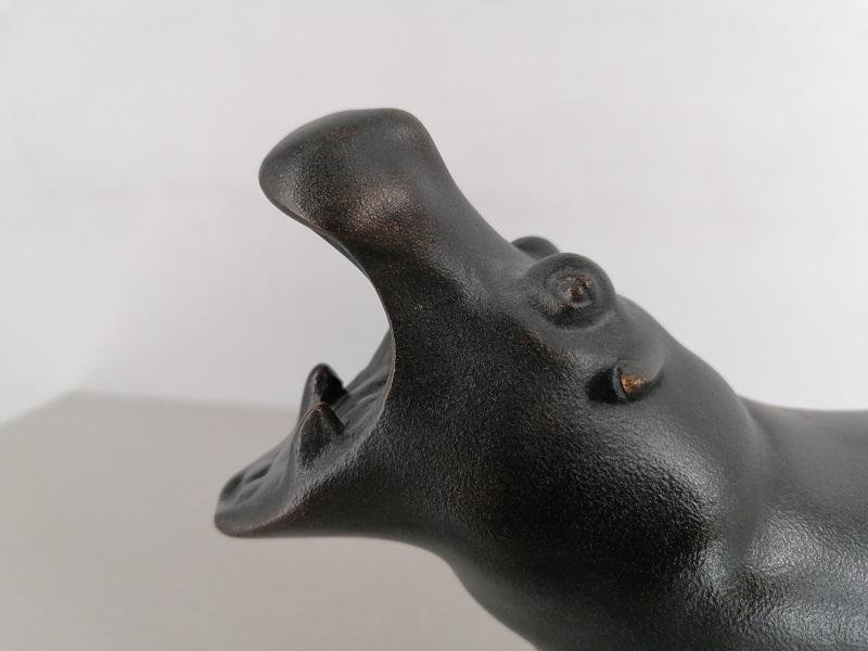 The Song of the Hippopotamus Resin Reproduction in the Style of François Pompon