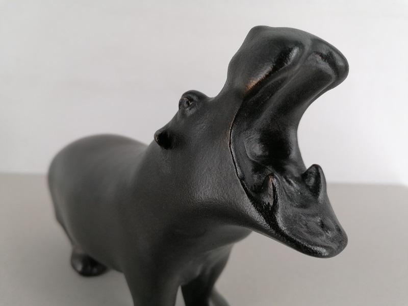 The Song of the Hippopotamus Resin Reproduction in the Style of François Pompon