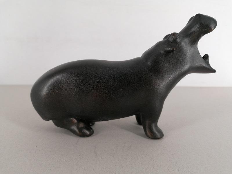 The Song of the Hippopotamus Resin Reproduction in the Style of François Pompon