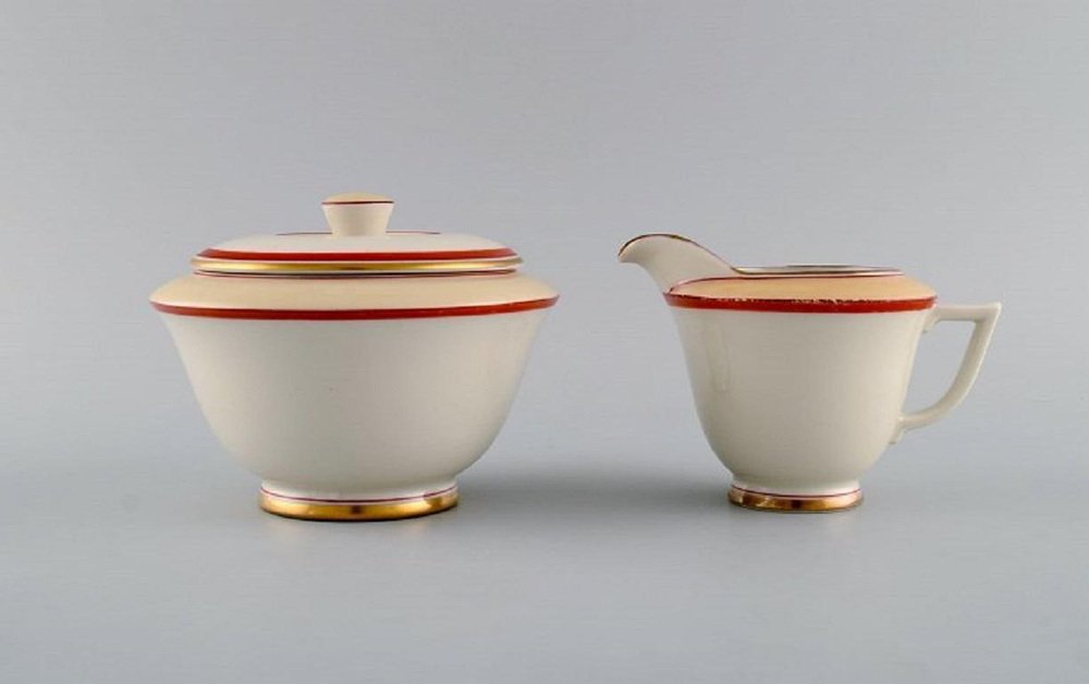 The Spanish Pattern Coffee Service by Christian Joachim for Royal Copenhagen, Set of 4