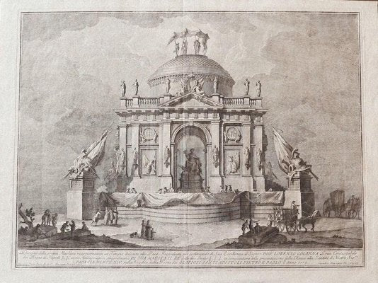 The Temple of Peace - Original Etching by Giuseppe Vasi - Mid-18th Century-ZCI-911940