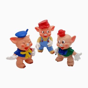 The Three Pigs by the Ledraplastic, Set of 3-PCO-1777491