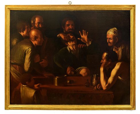 The Tooth-Puller (Il Cavadenti) - Oil on Canvas by Follower of Caravaggio Late 17th Century-ZCI-756107