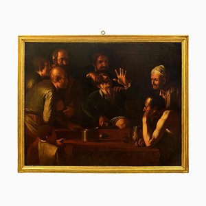 The Tooth-Puller (Il Cavadenti) - Oil on Canvas by Follower of Caravaggio Late 17th Century-ZCI-756107