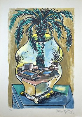 The Vase - Original Lithograph by Ercole Pignatelli - 1972-ZCI-754906