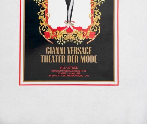 Theater Der Mode Poster by Gianni Versace for Villa Stuck, 1990s-RCE-1100000