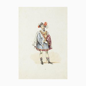 Theatrical Costume, Original Lithograph, Early 20th-Century-ZCI-810765