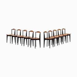 Thema Dining Chairs by Yngve Ekström for Swedese, 1953, Set of 10-SC-774536