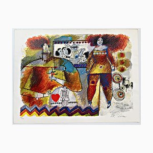 Theo Tobiasse, Un souvenir opaque, Signed & Limited Lithograph-QFT-1384124