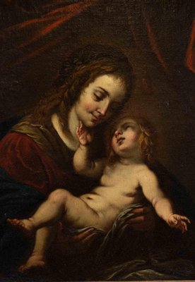 Theodor Mathon, Virgin with Child, Painting, 17th Century-ZCI-1758890