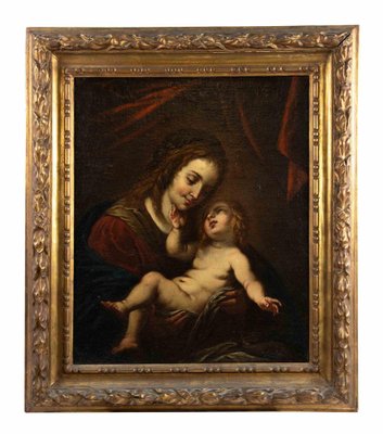 Theodor Mathon, Virgin with Child, Painting, 17th Century-ZCI-1758890