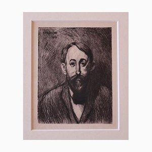 Théophile Alexandre Steinlen, Portrait, Etching, 1914-ZCI-900764