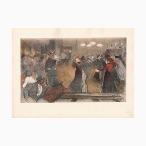 Théophile Steinlen, Bal de Barrière, 1898, Original Lithograph-YWW-2021952