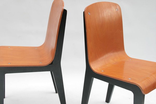 Thermoformed Dining Chairs, 1980s, Set of 6-OTV-769592