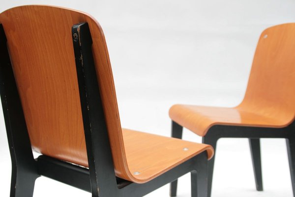 Thermoformed Dining Chairs, 1980s, Set of 6-OTV-769592