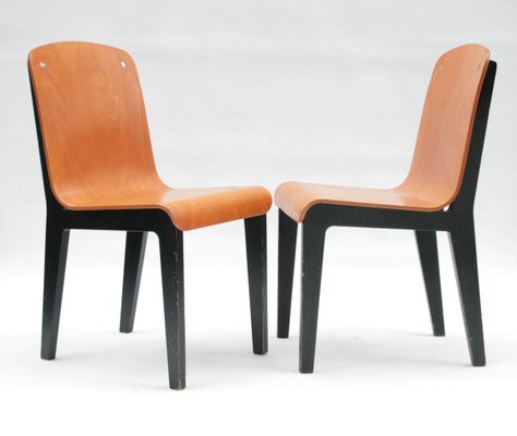 Thermoformed Dining Chairs, 1980s, Set of 6-OTV-769592