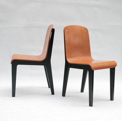 Thermoformed Dining Chairs, 1980s, Set of 6-OTV-769592