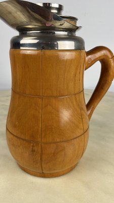 Thermos Decanter in Walnut Wood by Aldo Tura for Macabo, Milan, Italy, 1950s-YST-1730033