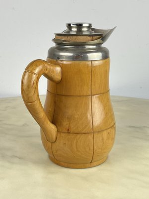 Thermos Decanter in Walnut Wood by Aldo Tura for Macabo, Milan, Italy, 1950s-YST-1730033