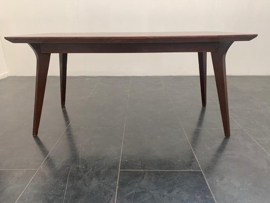 Thick Mid-Century Italian Teak Table-IJR-901323