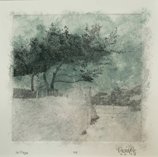 Thierry P. Vroye, La Maye, 2016, Etching