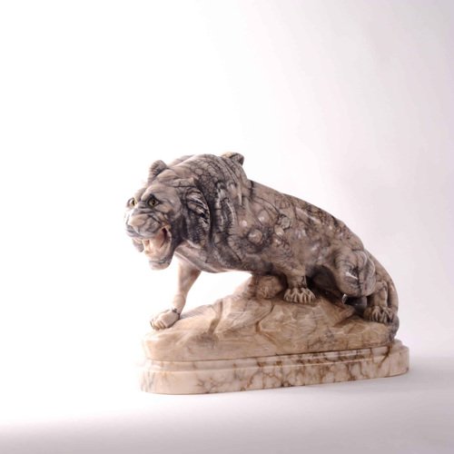 Thomas Francois Cartier, Animal Sculpture, Marble