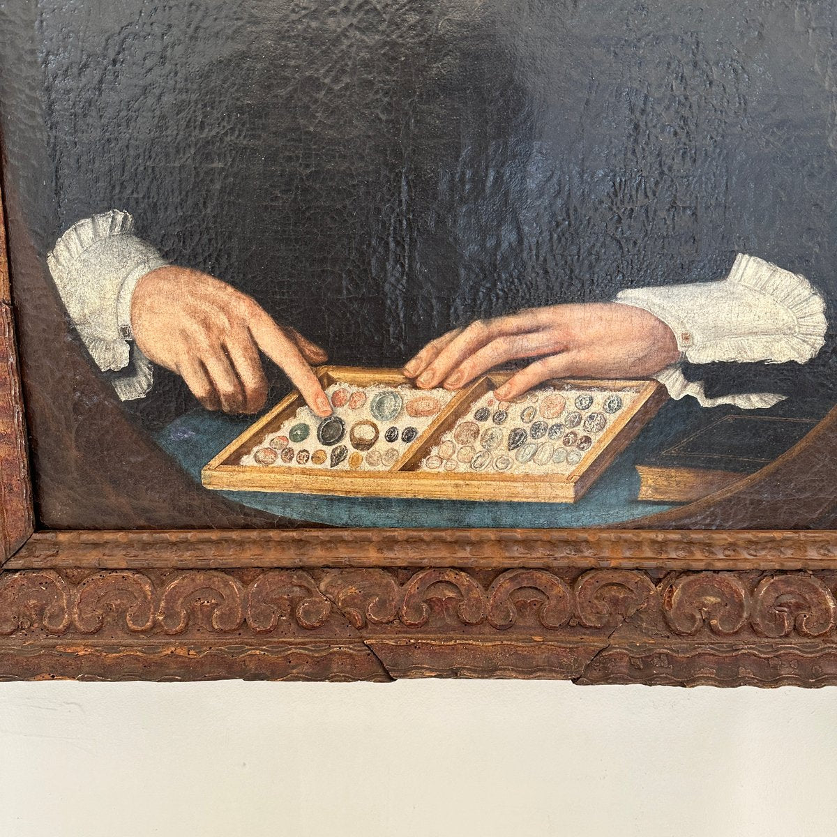 Thomas Höchsmann, Stone Trader, 1783, Oil Painting, Framed