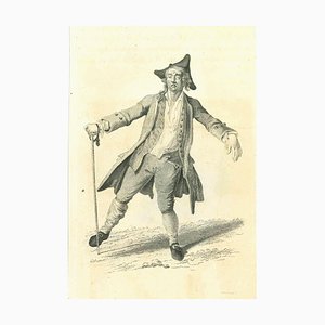 Thomas Holloway, A Drunk Man, Original Etching, 1810-ZCI-1016041