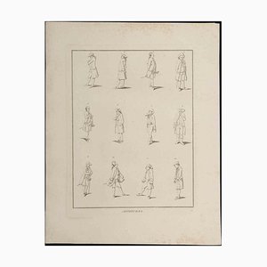 Thomas Holloway, Attitudes, Original Etching, 1810-ZCI-1379443