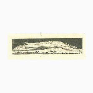 Thomas Holloway, Dead Corpus After Grignion, Original Etching, 18th Century-ZCI-1379780