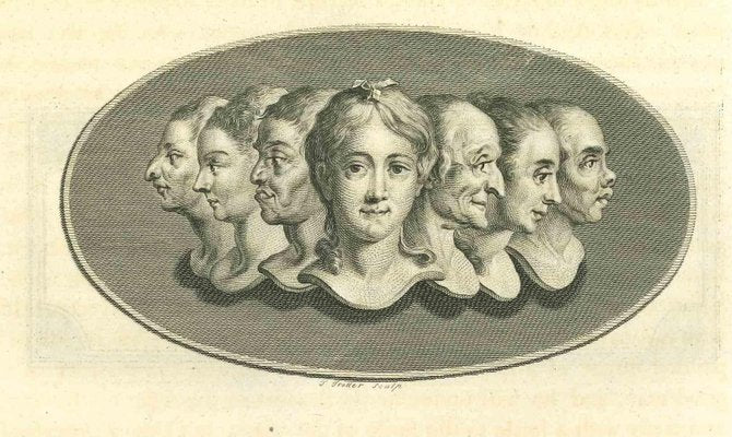 Thomas Holloway, Heads of Women, Original Etching, 1810-ZCI-1379846