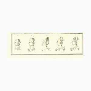 Thomas Holloway, Heads of Women, Original Etching, 1810-ZCI-1379687