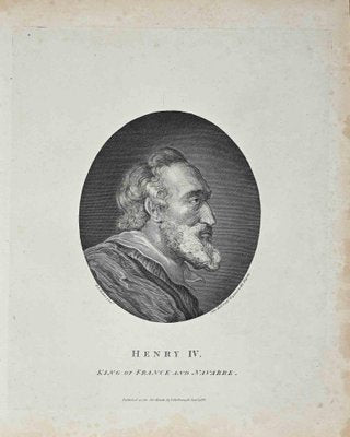 Thomas Holloway, Portrait of Henry IV, Original Etching, 1810-ZCI-1379297