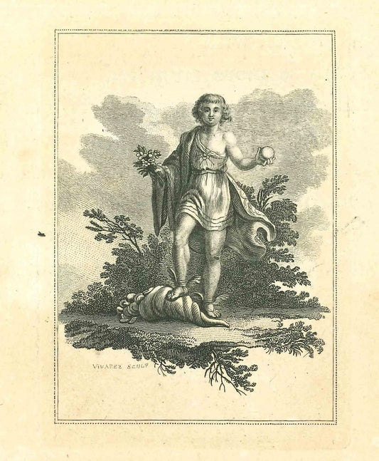 Thomas Holloway, Portrait of Hermes, Etching, 1810