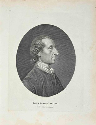 Thomas Holloway, Portrait of Johann Caspar Lavater, Original Etching, 1810-ZCI-1379298